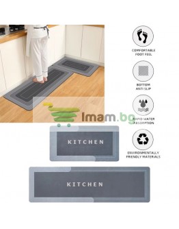 Двойна абсорбираща и противоплъзгаща постелка за кухня